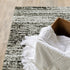 2' X 8' Gold And Slate Abstract Runner Rug